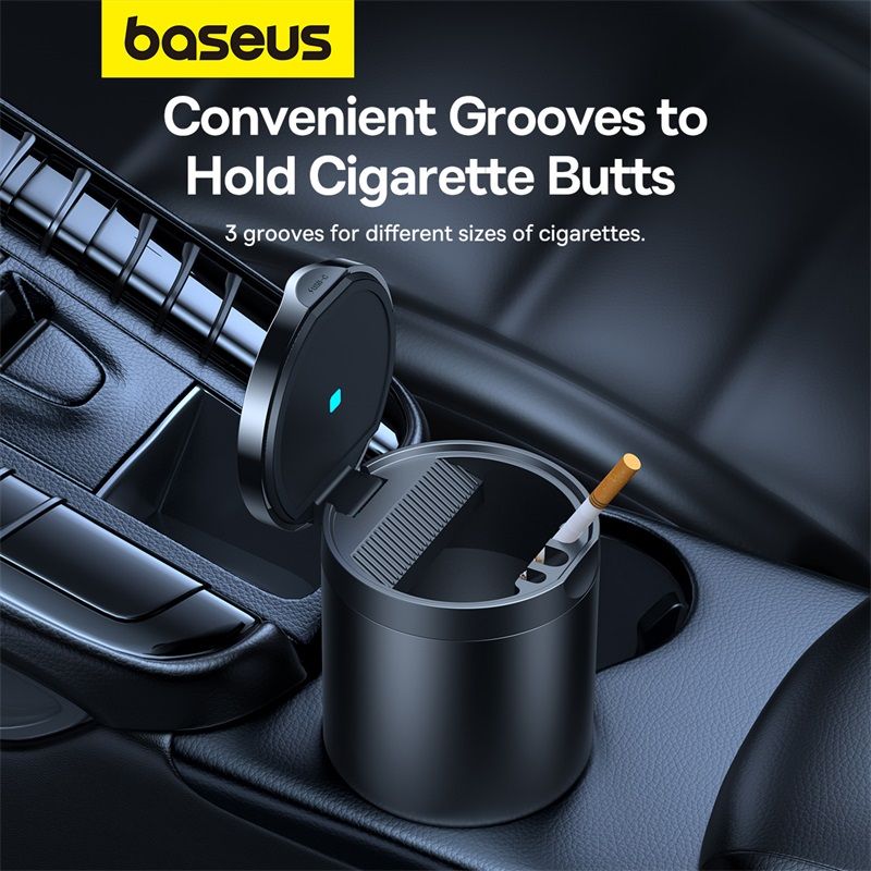 Gạt Tàn Thuốc Mini Cao Cấp Dùng Cho Xe Ô tô Baseus Premium 2 Series Car Ashtray