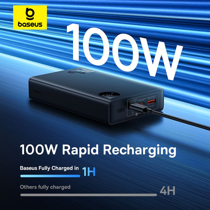 Pin Dự Phòng Baseus Adaman Digital Display Fast Charge Power Bank 24000mAh 140W