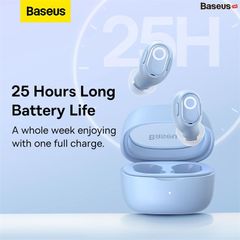 Tai Nghe Không Dây Baseus Bowie WM02 True Wireless Earphones (Bluetooth V5.3, 25h sử dụng, Kích thước nhỏ gọn, Thời Trang, APP Control)