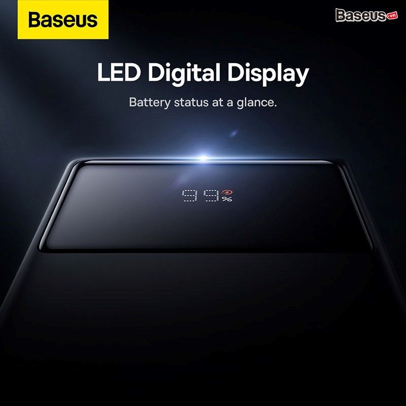 Pin Sạc Dự Phòng Baseus Star-Lord Digital Display Fast Charge Power Bank 20000mAh/30000mAh Hỗ trợ sạc nhanh PD QC AFC SCP FCP