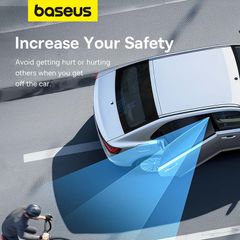 Gương Chiếu Hậu Sau Tích Hợp Dụng Cụ Phá Kinh Baseus SafeRide Series Backseat Rearview Mirror Dùng Trên Ô Tô (Bộ 1 cái)