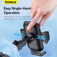 Baseus UltraControl Go Series Clamp-Type Phone Holder Dùng Cho Taplo (Suction Cup Version)