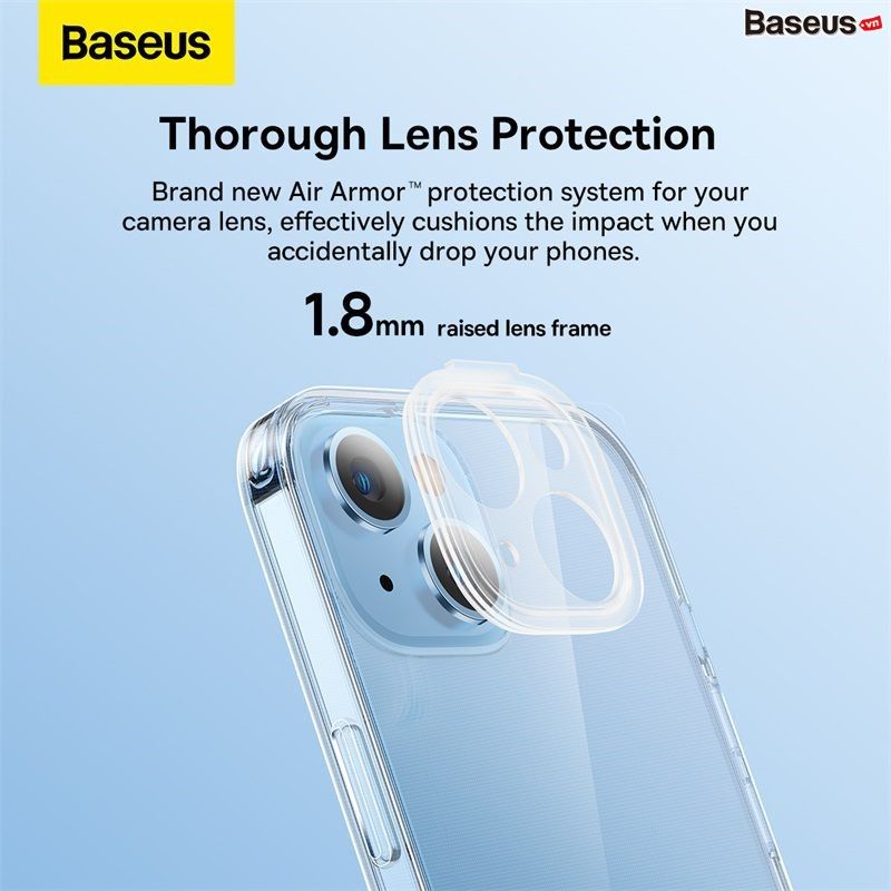 Ốp Lưng Chống Sốc, Chống Trầy Camera Baseus Illusion Series Protective Case Cho iPhone 12 14 Series