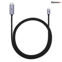 Cáp Chuyển USB Type C Sang HDMI Siêu Nét Baseus High Definition Series Graphene Cho Smartphone/Tablet/Macbook/Laptop (Type-C to HDMI 4K/60Hz Adapter Cable)