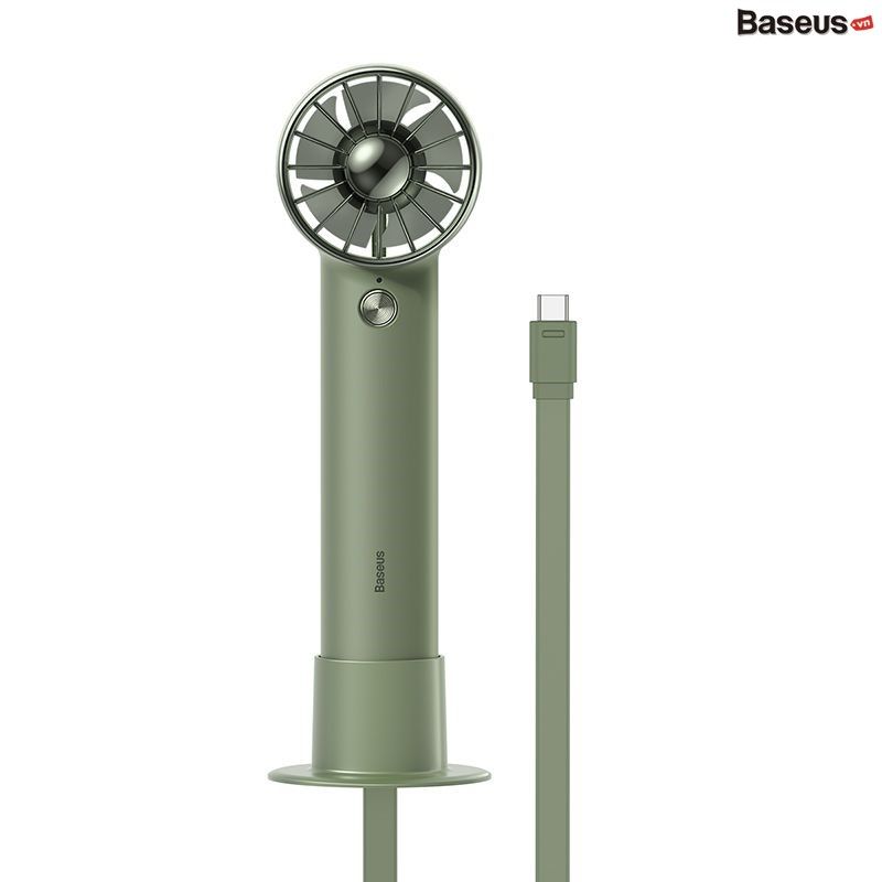 Quạt Mini Cầm Tay Baseus Flyer Turbine Handheld Fan 2000mAh (Tích hợp cáp sạc Lightning cho iPhone）