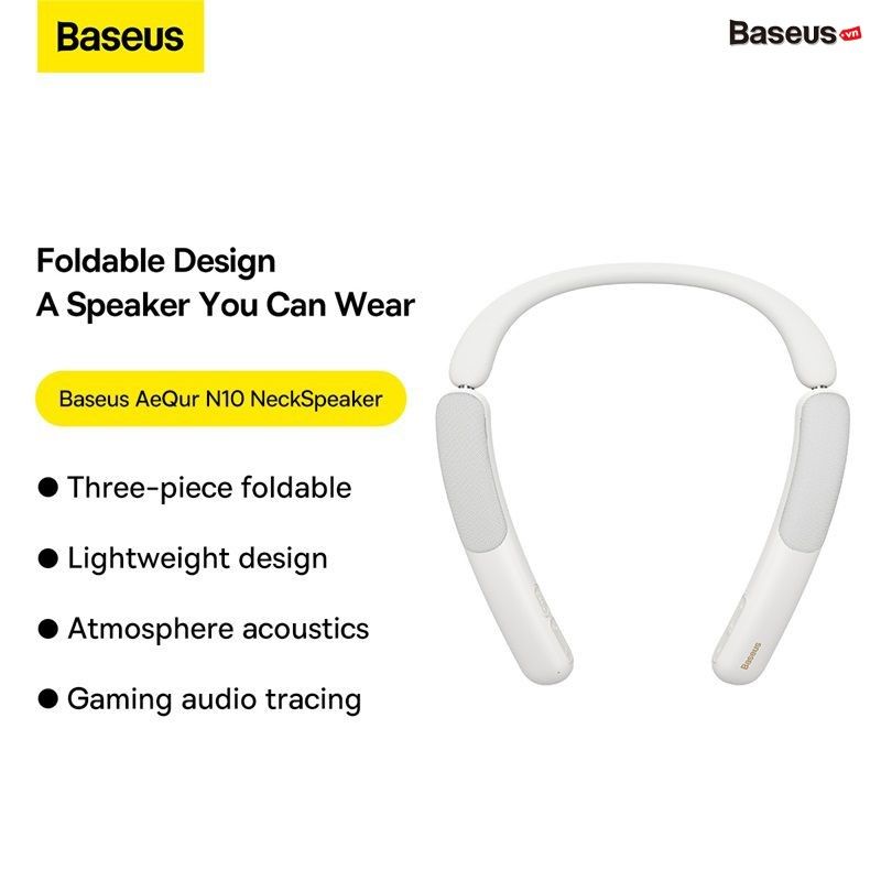 Loa Đeo Cổ Bluetooth Baseus AeQur N10 Neck Speaker