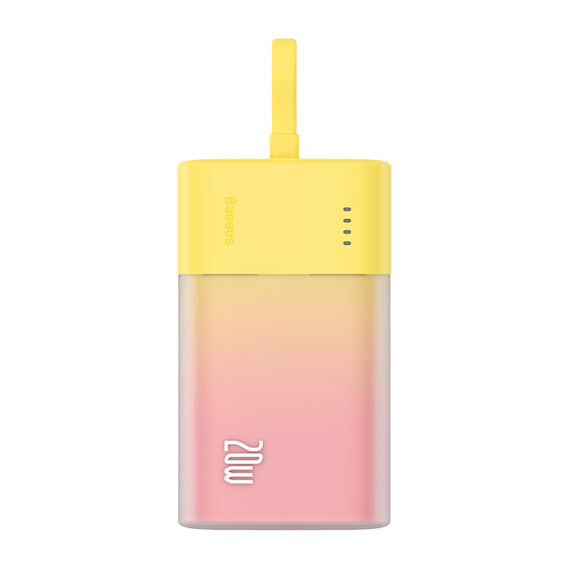 Pin Dự Phòng Sạc Nhanh Baseus Popsicle Fast Charging Power Bank IP Edition 5200mAh 20W PD, QC, AFC, FCP (With Baseus Simple wiring Type-C to Type-C 60W)