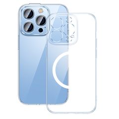 Ốp Lưng Siêu Mỏng Từ Tính iPhone 14 Hỗ Trợ Sạc Không Dây Magsafe Baseus Crystal Series Magnetic Case For iPhone 2022