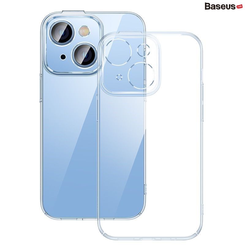 Ốp Lưng Siêu Mỏng Mặt Kính Trong Suốt Baseus Crystal Series Ultra-Thin Case Cho iPhone 14 series