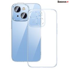 Ốp Lưng Siêu Mỏng Mặt Kính Trong Suốt Baseus Crystal Series Ultra-Thin Case Cho iPhone 14 series