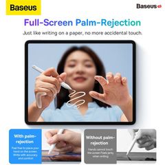 Bút Cảm Ứng Baseus Pencil 2 Smooth Writing Wireless Charging Stylus Dùng Cho iPad (Magnetic Palm rejection 4D)