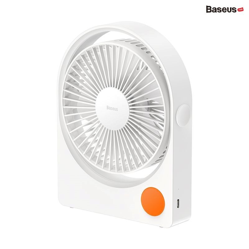 Quạt Mini Để Bàn Baseus Serenity Desktop Fan (USB/2000mAh, Nhỏ gọn Di Động, Có Thể Điều Chỉnh Góc Độ)