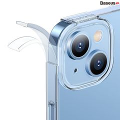 Ốp Lưng Trong Suốt Baseus Simple Clear Case Dùng Cho iPhone 14 Series (Siêu nét, chống ố vàng)