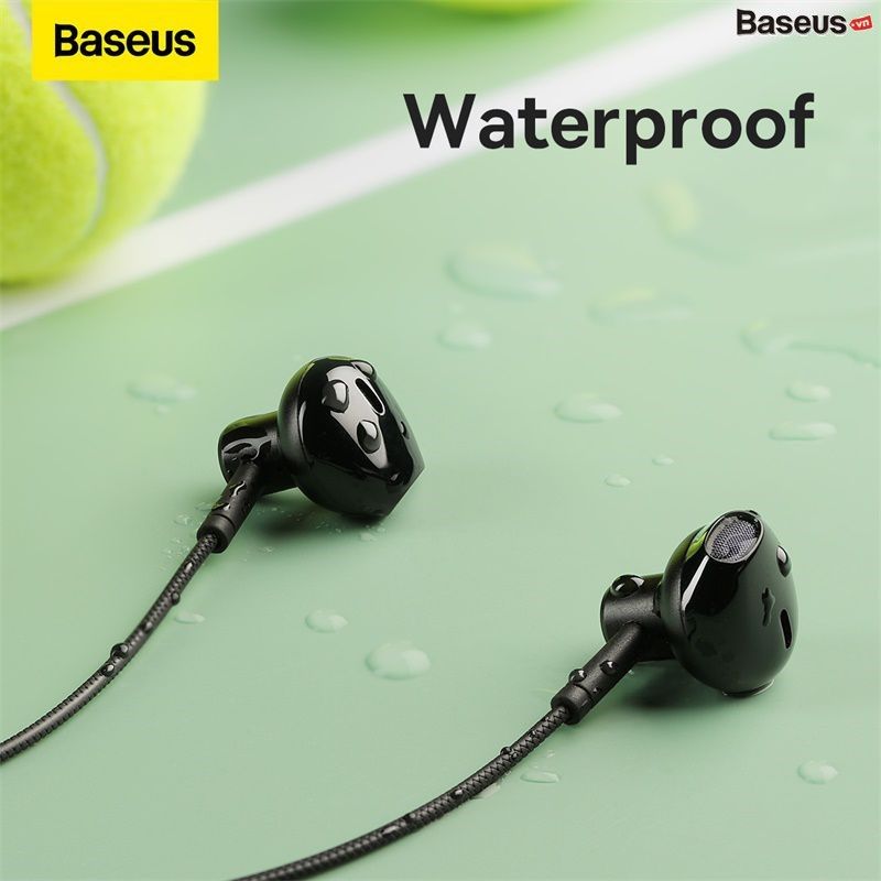 Tai Nghe Bluetooth Thể Thao, Chống nước Baseus Bowie P1 (25hr/Bluetooth 5.2, Waterproof, Half In-ear Neckband Wireless Earphones)