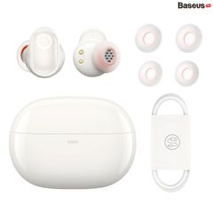 Tai nghe Chống Ồn Bluetooth Baseus Bowie WM05 True Wireless Earphones creamy