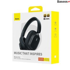 Tai Nghe Không Dây Chống Ồn Baseus Bowie H1i Bisa 3D ANC -48dB (Noise-Cancellation Wireless Headphones, Bluetooth 5.3, 100H, APP Control, No-delay & HD Stereo Gaming Earbuds)