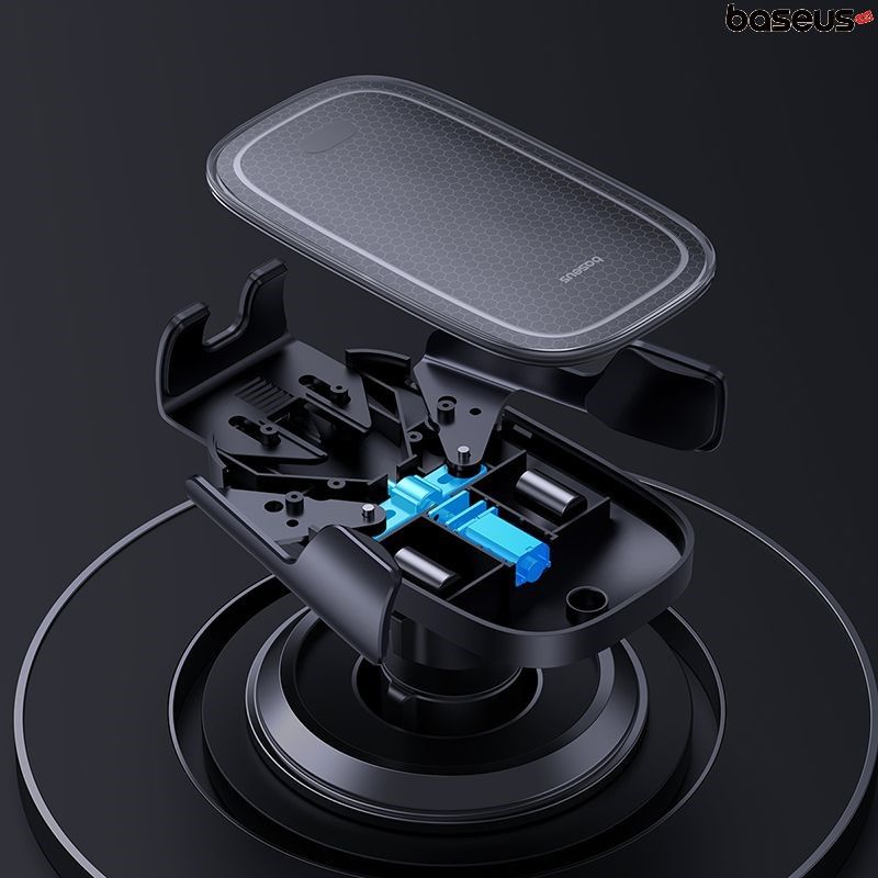 Giá Đỡ Điện Thoại Ô Tô Baseus Milky Way Pro Series Wireless Charging Electric Car Mount Phone Holder 15W