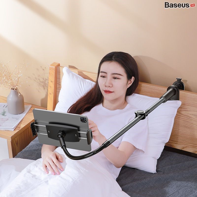 Bộ đế giữ điện thoại chân kẹp dùng cho IPad Baseus Otaku life rotary adjustment lazy holder Pro (Applicable for phone/iPad)