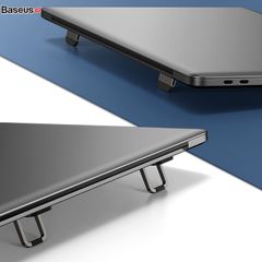 Đế Tản Nhiệt Đa Năng Siêu Nhỏ Gọn Cho Laptop/Macbook Baseus Slim Laptop Kickstand (Bộ 2 cái, Kim loại cao cấp, Xếp Gọn)