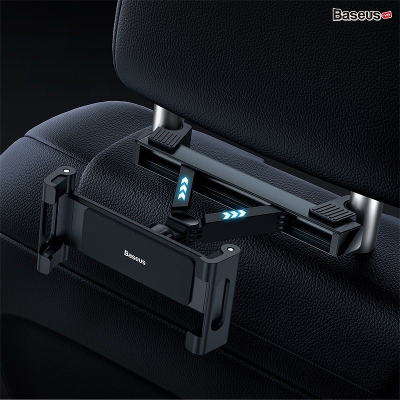 Giá treo xếp gọn dùng gắn lưng ghế trên xe hơi Baseus JoyRide Pro Backseat Car Mount Black (dùng cho Smartphone/ Tablet/ iPad)