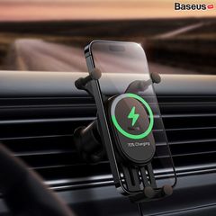 Giá Đỡ Điện Thoại Trên Ô Tô Baseus Stable Gravitational Wireless Charging Car Mount Pro 15W