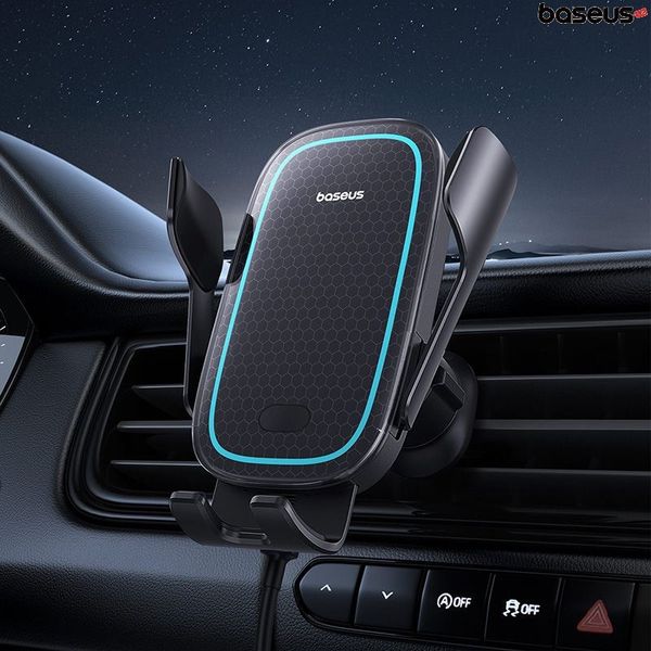 Giá Đỡ Điện Thoại Ô Tô Baseus Milky Way Pro Series Wireless Charging Electric Car Mount Phone Holder 15W