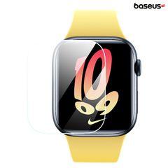 Kính Cường Lực Full Viền Chống Trầy Cho Apple Watch Baseus NanoCrystal Series Screen Protective Film Series  4/5/6/SE/SE 2