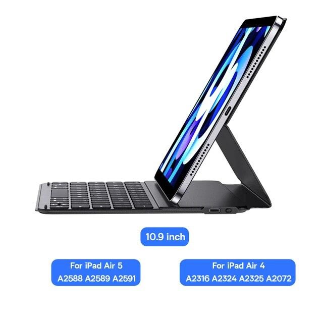 Bàn phím Nam Châm Baseus Brilliance Original Keyboard Case Pro cho iPad Pro 11/12 inch/ iPad Air (BLE 5.3 Pin 150h Bao da + bàn phím)