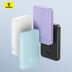 Pin Sạc Dự Phòng Không Dây Tích Hợp Nam Châm Baseus Magnetic Mini Air Wireless Fast Charge Power Bank 6000mAh 20W