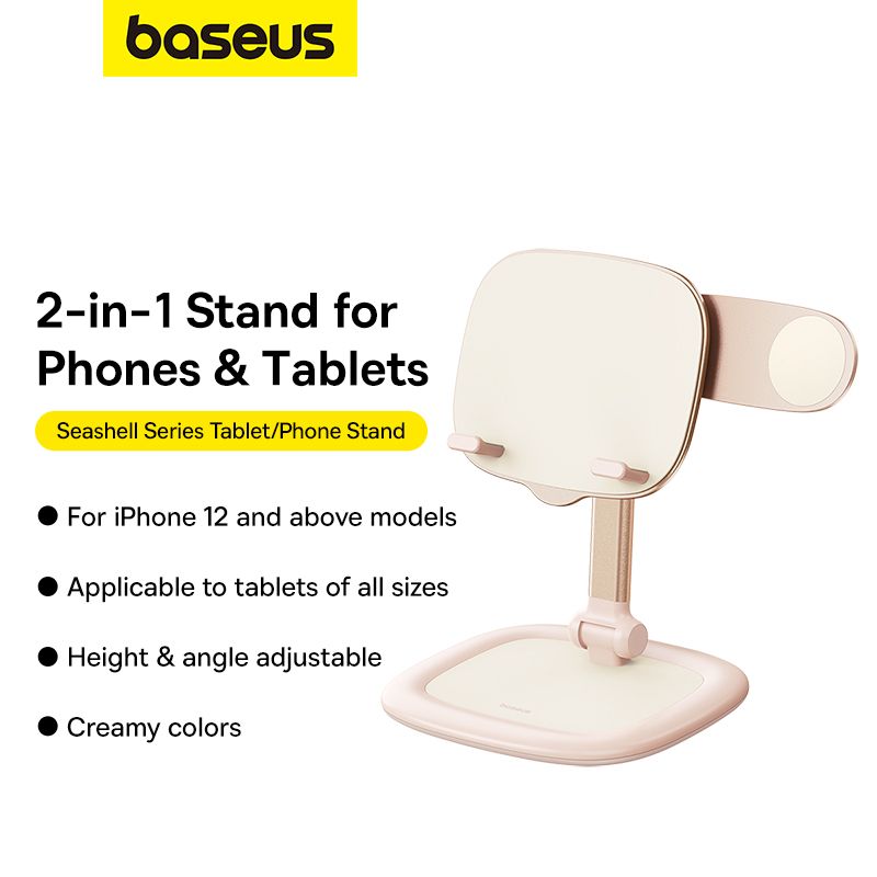 Giá Đỡ Bằng Nam Châm  2 in 1 Cho Điện Thoại Và Máy Tính Bảng Baseus Seashell Series Tablet/Phone Stand
