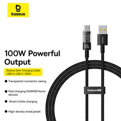 Cáp Sạc Nhanh Baseus Gem USB to C 100W (Fast-Charging Data Cable)