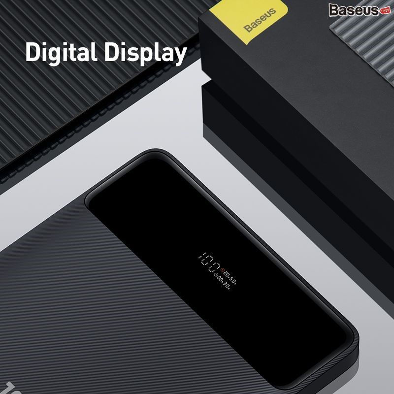 100W Pin Sạc Dự Phòng Siêu Nhanh Cho Điện Thoại, Laptop Baseus Blade Power Digital Display Fast Charging Power bank 20000mAh 100W