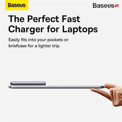 Củ sạc nhanh Baseus GaN5 Pro Ultra-Slim Fast Charger 65W (Combo Củ sạc nhanh Ultra Slim siêu mỏng kèm Cáp sạc 100W, Type C + USB, PD3.0/PPS/QC4.0/SCP/FCP Multi Quick Charge Protocol)