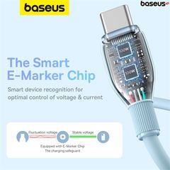 Cáp Sạc Siêu Nhanh Baseus Pudding Series Type-C to Type-C 100W (Fast Charging Data Cable)