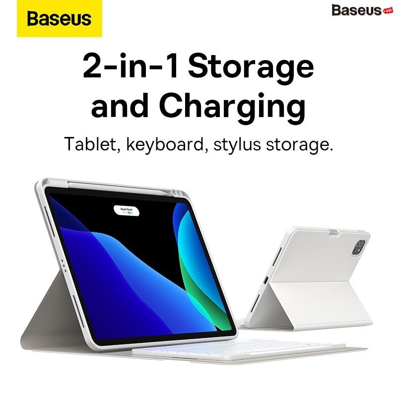 Bao Da Nam Châm Tích Hợp Bàn Phím Baseus Brilliance Detachable Keyboard Case cho iPad Pro (2018/2020/2021)