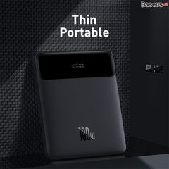 100W Pin Sạc Dự Phòng Siêu Nhanh Cho Điện Thoại, Laptop Baseus Blade Power Digital Display Fast Charging Power bank 20000mAh 100W