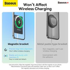 Giá Đỡ Điện Thoại Nam Châm Có Thể Xếp Gọn Baseus Foldable Magnetic Bracket Dành Cho IPhone12/iP13/iP14 (Magsafe Accessories Design)