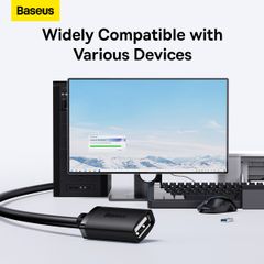 Cáp Nối Dài USB2.0 Baseus AirJoy Series Extension Cable (USB2.0 Male to USB2.0 Female)