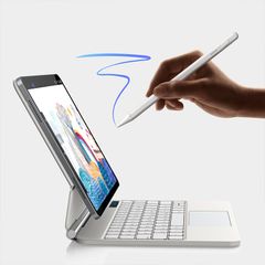 Bút Cảm Ứng Baseus Smooth Writing 2 Series Stylus Lite with LED Indicators, Moon White (Active version with type-C cable and active pen tip)