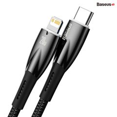 Cáp Sạc Nhanh C to Lightning Cho iPhone 14 Series Baseus Glimmer Series Fast Charging Data Cable Type-C to iP 20W