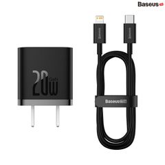 Bộ Sạc Nhanh 20W Baseus GaN5 Fast Charger 1C cho iPhone/Samsung (PD/QC Multi Quick Charge Support, Smart Protect)