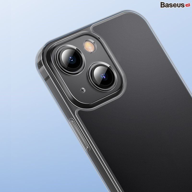 Ốp lưng cường lực nhám viền dẻo chống sốc Baseus Frosted Glass Protective Case dùng cho iPhone 13 Series