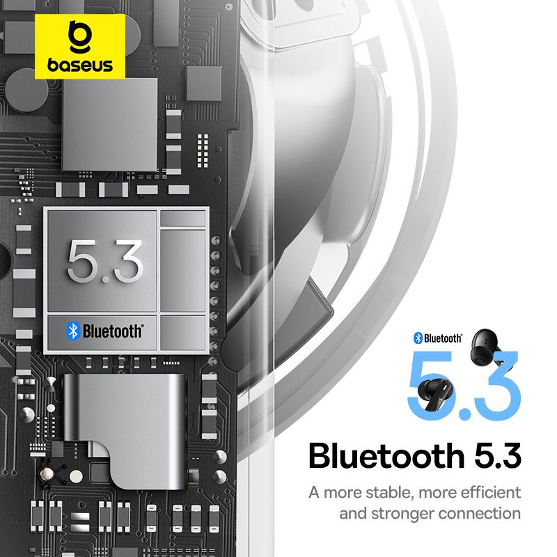 Tai Nghe Không Dây Baseus Bowie E19 (Bluetooth v5.3, TWS, 33H)