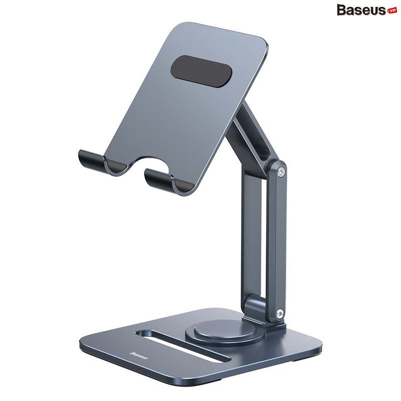 Giá Đỡ Máy Tính Bảng Baseus Desktop Biaxial Foldable Metal Stand Cho iPad Stable Xoay 360° Bằng Kim Loại Có Thể Gập Lại