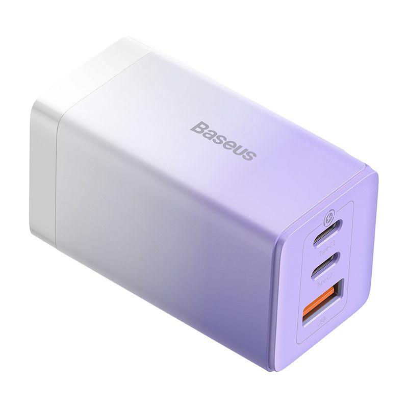 Bộ Sạc Nhanh Baseus GaN5 Pro Quick Charger 65W (Type Cx2 + USB, PD3.0/PPS/QC4.0/SCP/FCP Multi Quick Charge Protocol, New Upgrade Technology)