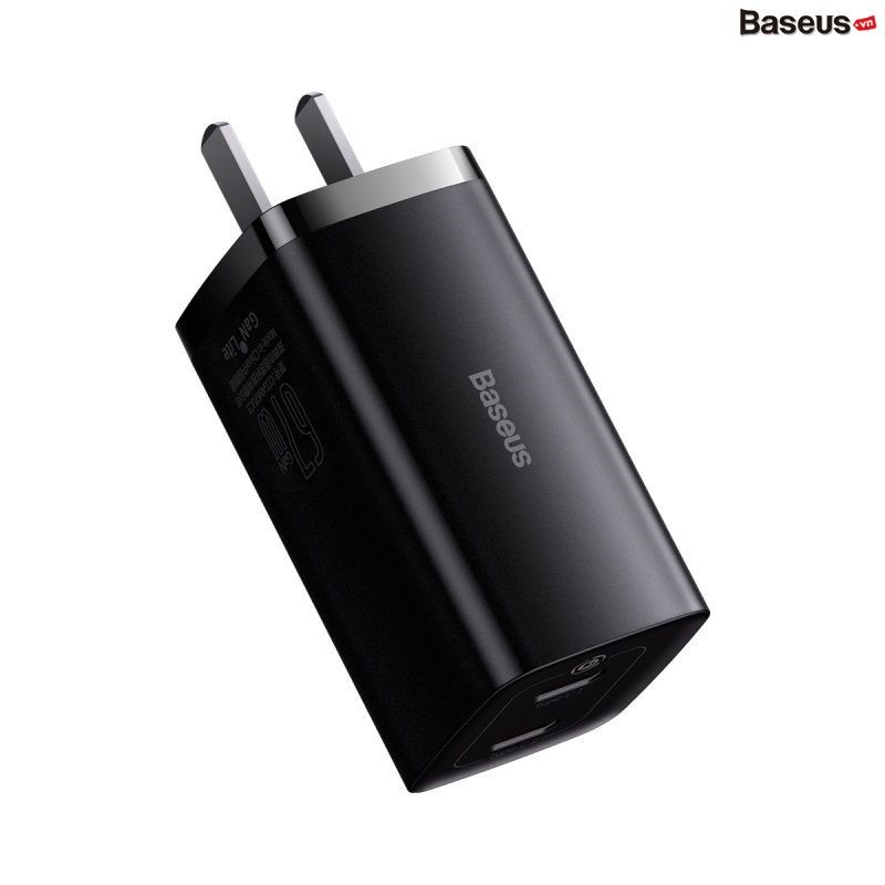 Bộ Sạc Nhanh Đa Năng Baseus GaN3 Lite Fast Charger 67W (Type C + USB Port, PD3.0/PPS/QC4.0/SCP/FCP Multi Quick Charge Protocol)