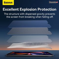 Kính Cường Lực Full Màn Hình Chống Trầy Siêu Nét Baseus 0.3mm Full-Glass Tempered Glass Film Cho IPad Pro / Air (12.9, 11, 10.9, 10.5, 10.2 inch)