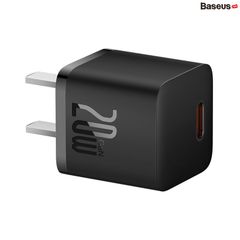 Bộ Sạc Nhanh 20W Baseus GaN5 Fast Charger 1C cho iPhone/Samsung (PD/QC Multi Quick Charge Support, Smart Protect)