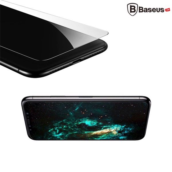 Kính cường lực siêu mỏng Baseus All Glass Material LV301 dùng cho iphone  XR / XS Max (0.15mm, Full-glass Tempered Glass Film)