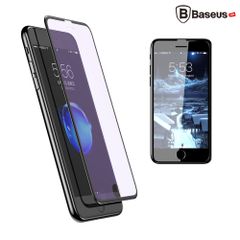 Kính cường lực 3D Baseus Silk Screen LV217 cho iPhone 6 7 8 / 6 7 8 Plus ( 0.23mm,Full màn hình, Viền dẽo 3D Soft Edge PET, Chống nứt bể mép)